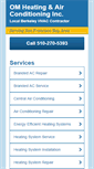 Mobile Screenshot of berkeleyhvaccontractor.com